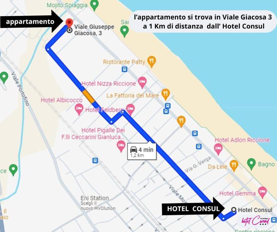 Hotel Consul - Family Hotel Riccione Esterno foto